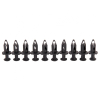 Комлект пистонов для пластика квадроцикла 8мм 10шт Tusk Replacement Fender Rivets 1455640001