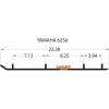 Коньки для лыж снегохода с карбидом 10см Yamaha VK540 3/2 /Bravo /Venture XL Woodys EXTENDER EYV3-6250 /4612-0017 /16-72475 16-72475