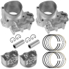 Цилиндр комплект Caltric для квадроцикла Kawasaki BRUTE FORCE KVF750 TERYX 750 11005-0592 11005-0593  13001-0718 13008-0042 13002-1060 92033-1207