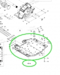 PLAQUE-PROMEN.*PLATE-RIDE ASSY.  Плита охлаждения водомета 204120312