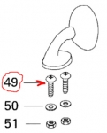 Болт M4 x 16 Screw M4 x 16 SCREW-CHSE.HD.SLTD.D 208041641