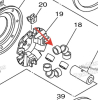 Грузик вариатора Yamaha Grizzly 700 2016+ 2UD-17632-00-00 /2UD-E7632-00-00 2UD-E7632-00-00