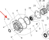 Сальник переднего редуктора Polaris RZR 800/S 2203729, Sportsman 850/550 3234746 AllBalls 30-4016 30-4016