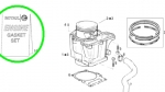ENS.JOINT ETANC*SET-GASKET  Набор прокладок двигателя Rotax 654 420294768