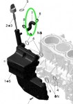 BOYAU AERATION*AIR VENT LINE  Трубка резиновая системы вентиляции 420460020 420460021