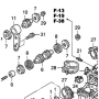 Сальник подушки двигателя Honda TRX 680/650 Rincon 50302-HN8-003 50302-HN8-003