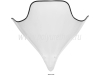 Стекло ветровое для снегохода YAMAHA APEX 2011- (высота 57см, толщина 3мм, МПК) 50-44-4593Pc 	8HG-77210-00-00; 8HG-K7210-00-00 