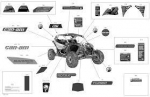Наклейки капота для Maverick X3 704906545