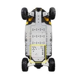 Rear  underbelly protection Maverick Задняя защита днища 715001643