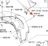 Шайба крепления пластика Kawasaki KVF 750/650 92200-0284 92200-0284