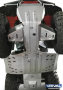 Комплект защиты днища Suzuki Kingquad 400 (4 частей) (2016-) + комплект крепежа 444.5504.1
