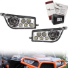 Комплект корпуса фар с ангельскими глазками Polaris RZR 1000 2412507, 2413788 + 2412508, 2413789 /HL99 HL99