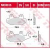 Колодки тормозные (серия Sinter Offroad) MCB615 MCB615SI 715500335;43082-0022; 3LD-W0045-00-00, 5B4-W0045-10-00; 9060-080910 FA135 FA165 