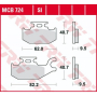 Колодки тормозные (серия Sinter Offroad) MCB724SI 705600350, 705600398, 705600014