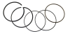 Поршневые кольца Yamaha (номинал) NA-40012R   1S3-11603-00-00, 1S3-11603-10-00