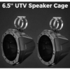 Корпус музыкальных колонок SSV WORKS 8" для UTV Can-Am Maverick /Commander /Traxter /Polaris RZR /ATV /UTV /Yamaha Wolverine /Viking /Rhino B0104-00301BK PC2