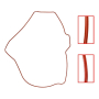 Прокладка коробки передач Sledex SPI для Arctic Cat 600/800/1100, Yamaha 600/1100 SM-03129 3602-079 2602-208, 8JP-G7558-00, 8JP-G7558-01, 8JP-G7558-02