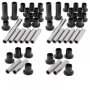 Комплект капролоновых втулок рычагов подвески Polaris Sportsman X2 800/500 5436832, 5439874 + 5134882 + 5134882 + 5436833 /VK109P VK109P